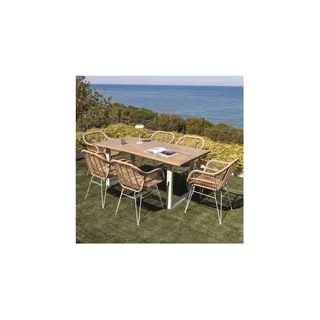Table de jardin bois de chêne-Maisons du Monde