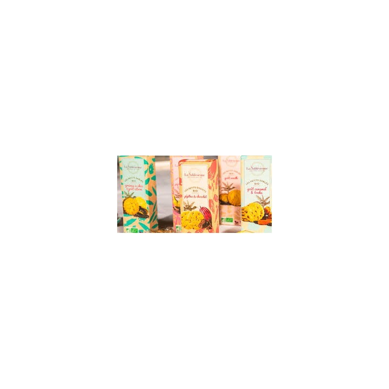 Pack sablés pépites de chocolat-Amande et sablés citron bio Vegan