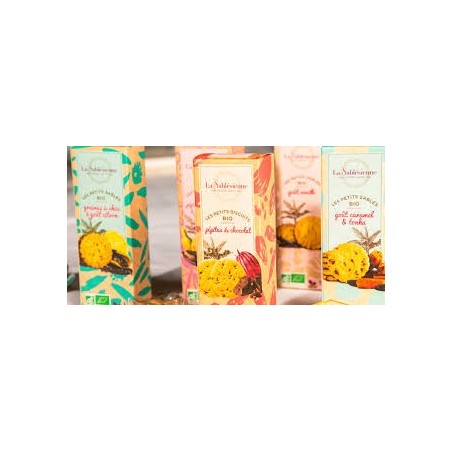 Pack sablés pépites de chocolat-Amande et sablés citron bio Vegan